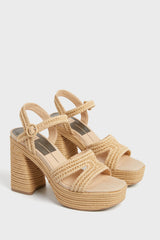 Natural Lacye Heels