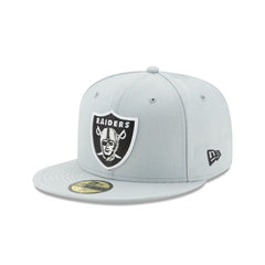 Las Vegas Raiders Grey 59FIFTY Fitted Hat