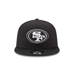 San Francisco 49ers Black and White 9FIFTY Snapback Hat