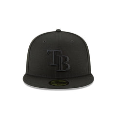 Tampa Bay Rays Blackout Basic 59FIFTY Fitted Hat