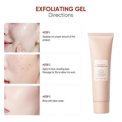 Exfoliating gel with natural, non-irritating ingredients; can be used all over the body.