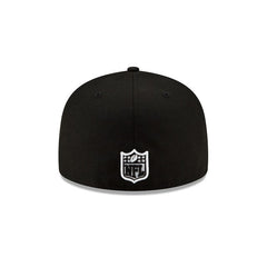 Los Angeles Rams Black and White 59FIFTY Fitted Hat