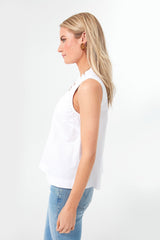 White Veronica Top