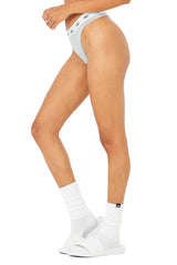 Icon High-Cut Thong - Athletic Heather Grey