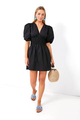 Black Valledoria Mini Dress