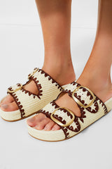 Cream Tarbu Theo Sandals