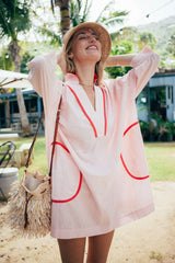 Pink Salt Lizzie Coverup