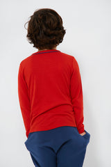 Oso Red Edward Long Sleeve Tee