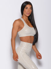 Shine Leopard Bra