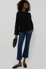 Black Suede Mandolin Flats