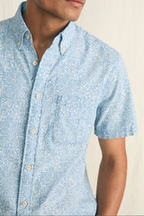 South Pacific Geo Stretch Playa Shirt