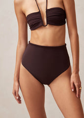 Costa Brown Bikini Bottom