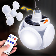 Folding Solar Night Market Camping Emergency Football Light
