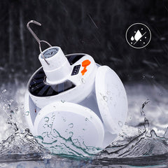 Folding Solar Night Market Camping Emergency Football Light