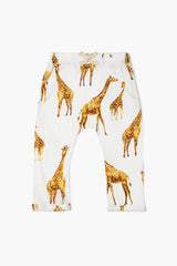 Orange Giraffe Bamboo Baby Jogger Pants