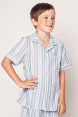 Kid's Vintage French Stripes Short Set