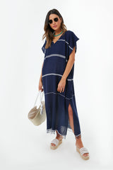 Navy Nunu Classic Caftan