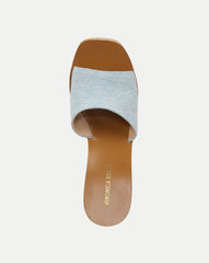 Paulita Denim Wedge Sandal