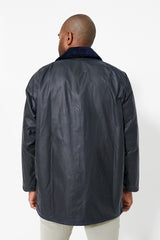 Navy Beaufort Wax Jacket