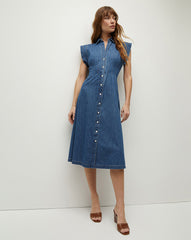 Ruben Cotton Chambray Shirtdress