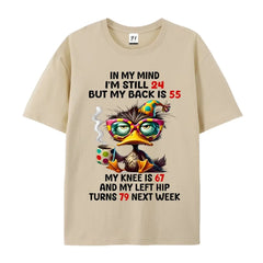 Fun Slogan — Men's Soft, Breathable Pure Cotton T-Shirt