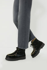 Black Shearling Lined Incredible Pony Boots