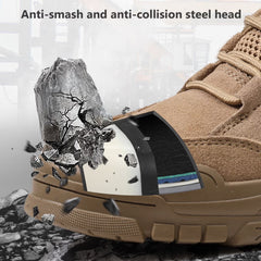 Men's Anti-smashing, Anti-puncture, Lightweight and Breathable Work Shoes