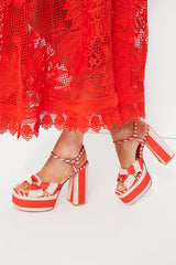 Coral Maquillaje Fedra Heels