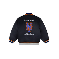 New York or Nowhere x New York Mets Youth Black Jacket