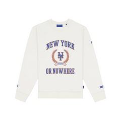 New York or Nowhere x New York Mets University Crewneck