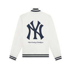 New York or Nowhere x New York Yankees White Satin Jacket