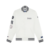 New York or Nowhere x New York Yankees White Satin Jacket