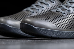 NORDIC GREY LEATHER TRAINER (MEN'S)