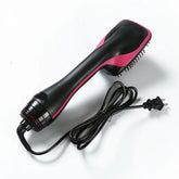 2-in-1 Blow Dry Comb Hair Dryer Curl Straight
