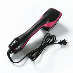 2-in-1 Blow Dry Comb Hair Dryer Curl Straight