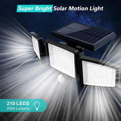 Solar-powered outdoor lights