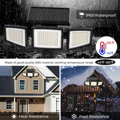 Solar-powered outdoor lights