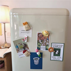 3D Simulation Food Fridge Magnet
