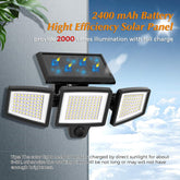 Solar-powered outdoor lights
