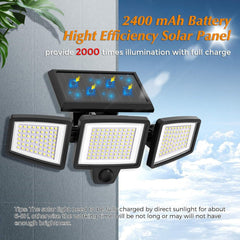Solar-powered outdoor lights