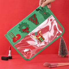 Christmas Embroidered Travel Storage Bag