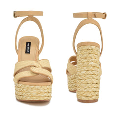 Hayya Woven Platform Sandals