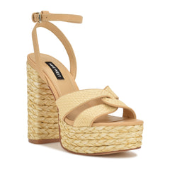 Hayya Woven Platform Sandals