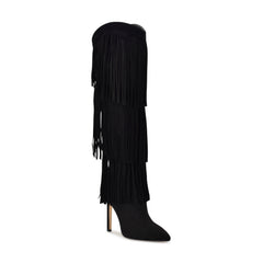 Tasels Heeled Boots