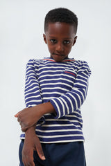 Marine Stripe Edward Long Sleeve Tee