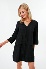 Black Mini Carolina Caftan