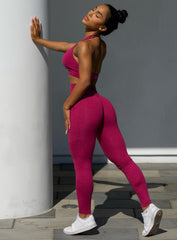 V Back Leggings