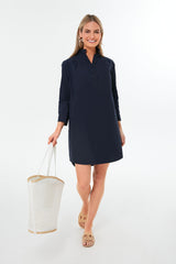 French Navy Polly Dress