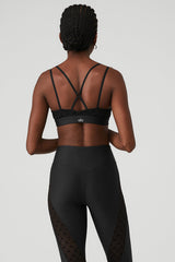Airlift Mesh Celeste Bra - Black