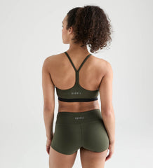 Matte V-Neck Sports Bra